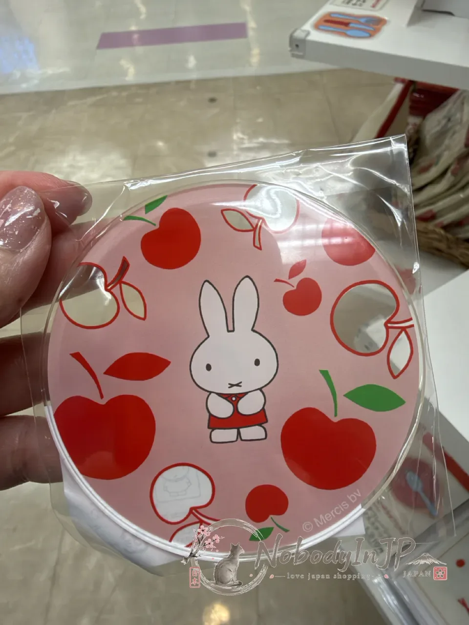 Miffy米菲兔2026期間限定展圓形壓克力杯墊