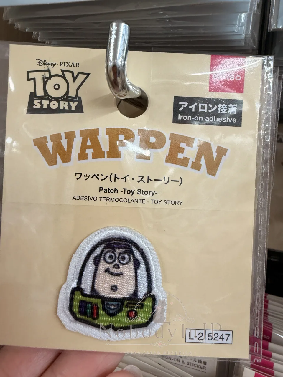 DAISO x 迪士尼單入刺繡燙布貼
