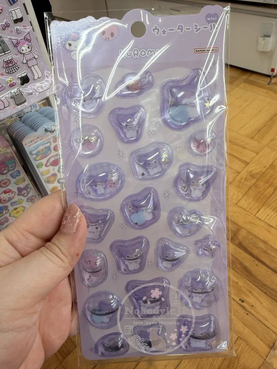 Sanrio水入半立體mini貼紙 特價