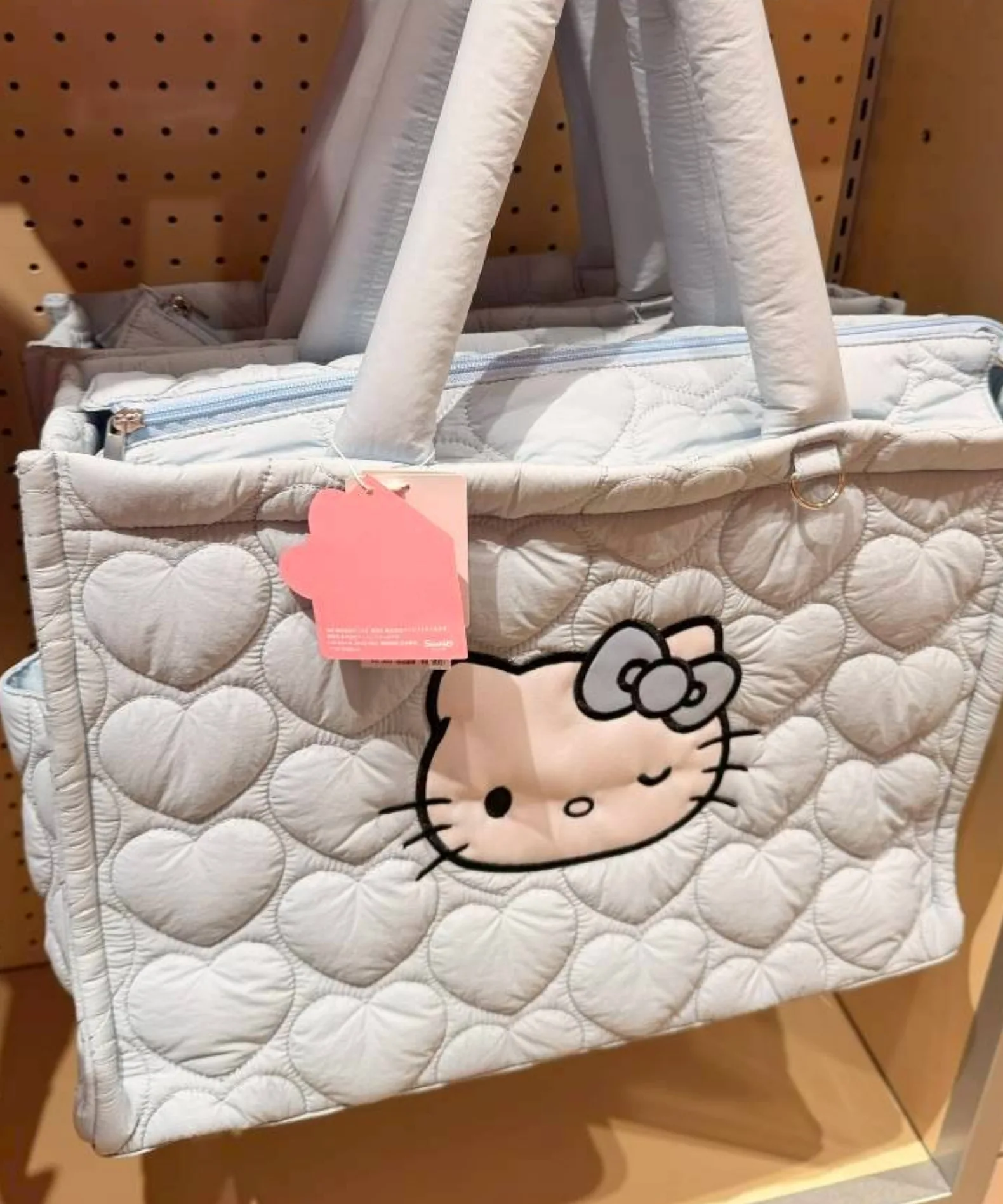 Sanrio house愛心絎縫肩背包