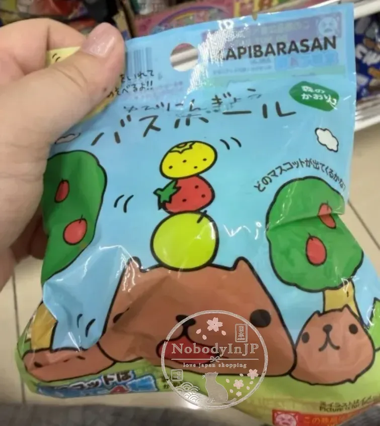 DAISO附隨機玩具泡澡球