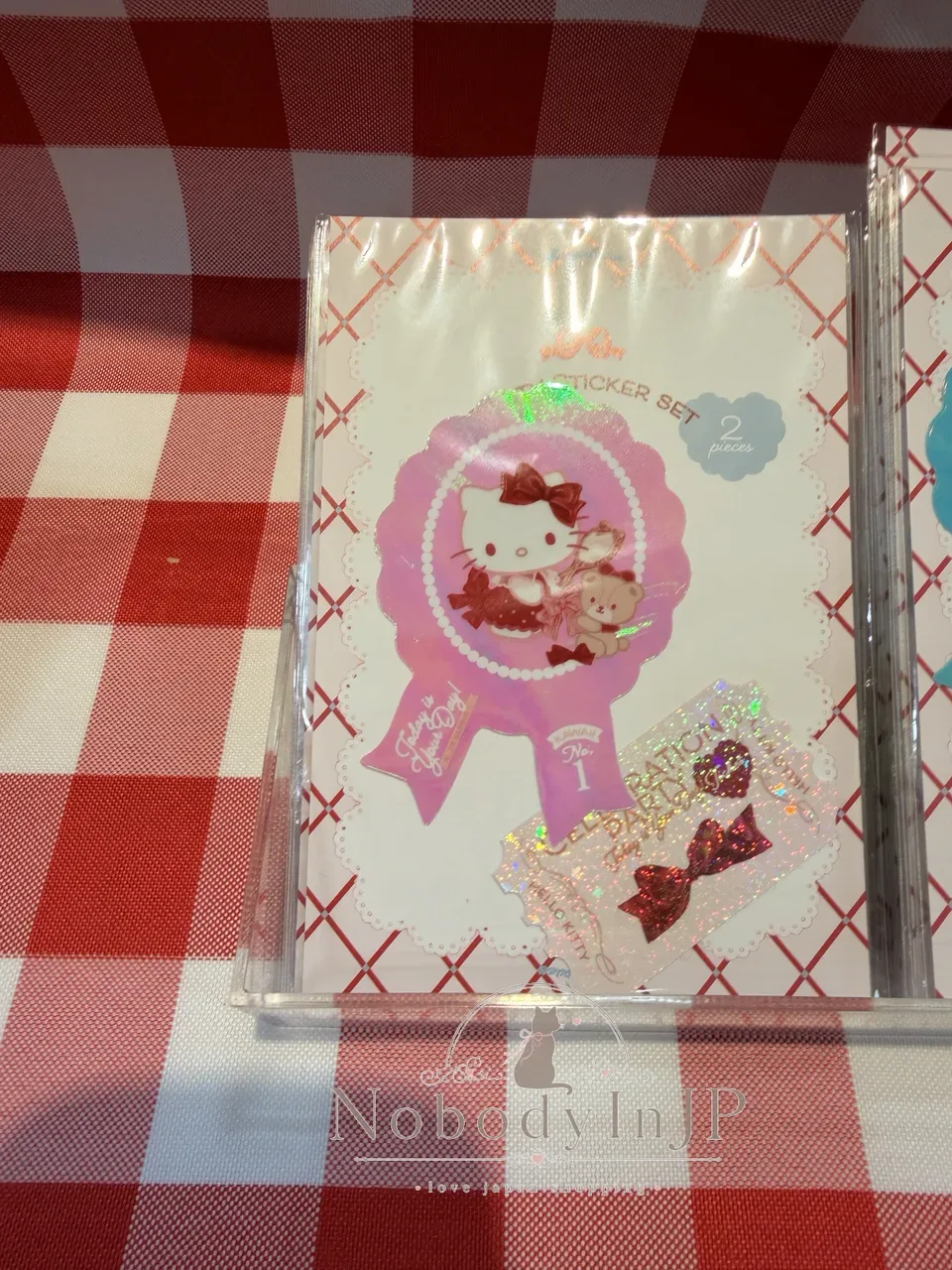 Sanrio伊勢丹期間限定展2入徽章造型貼紙