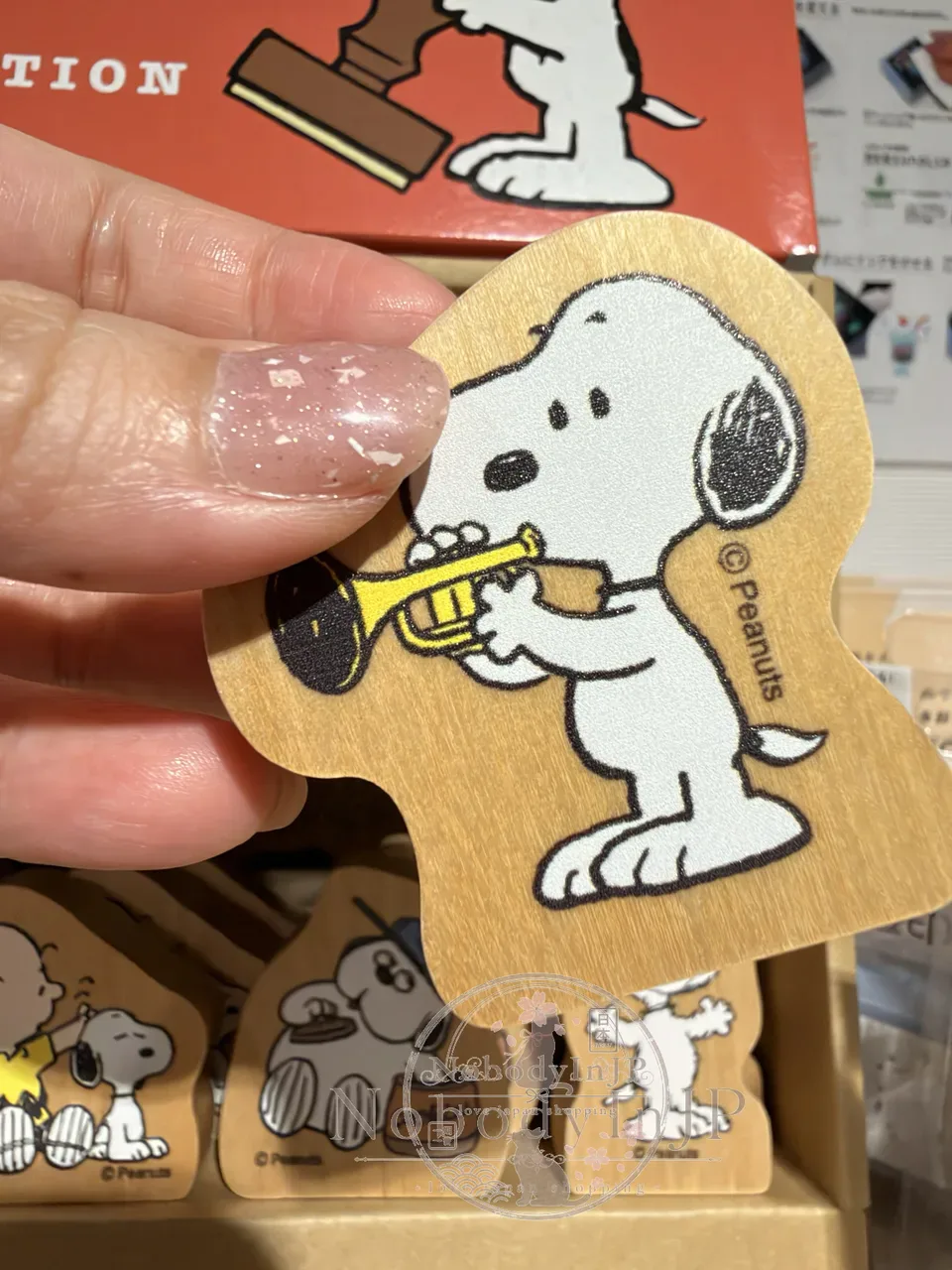 史努比造型橡膠印章