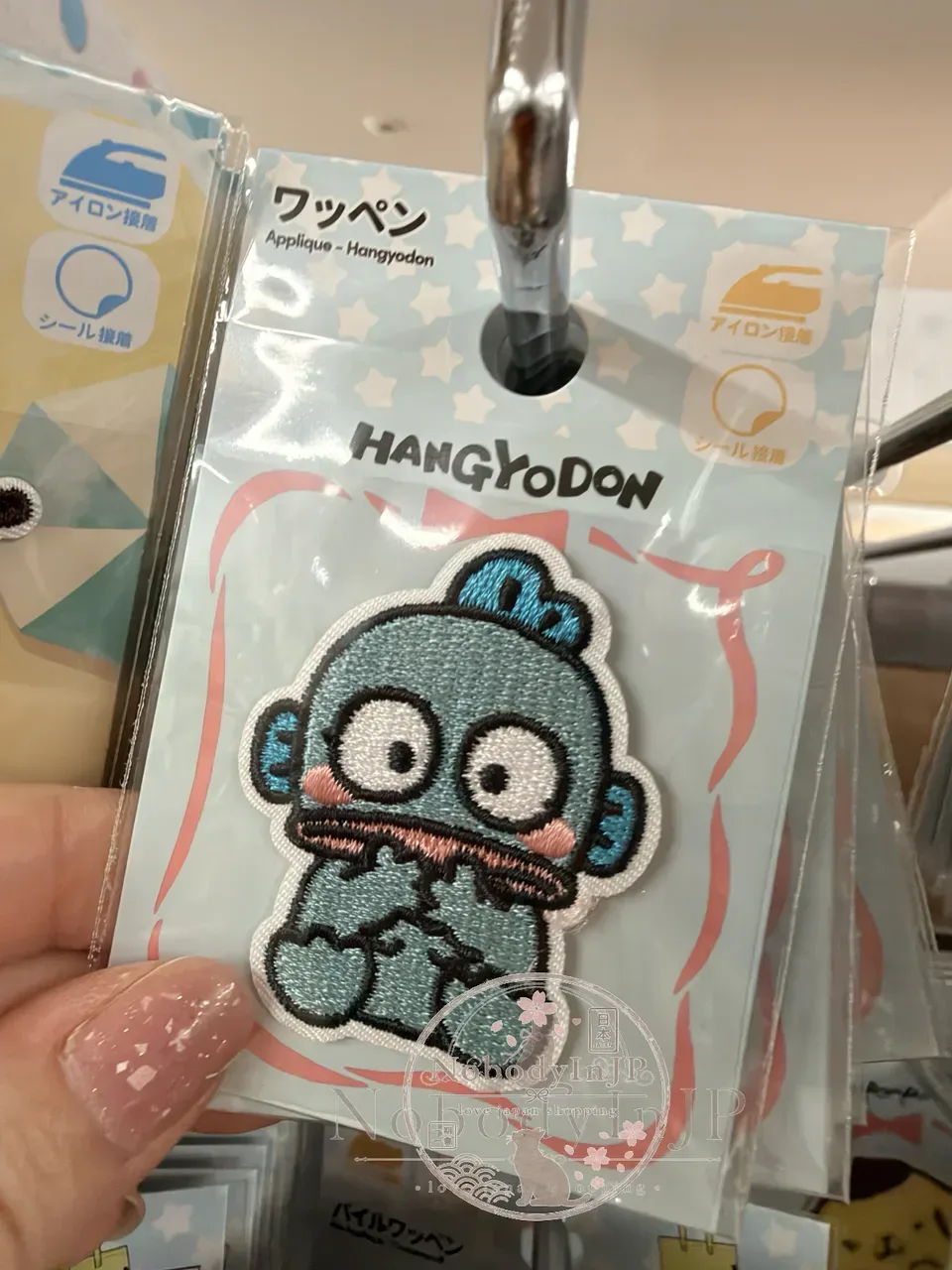DAISO X Sanrio可直貼燙布貼