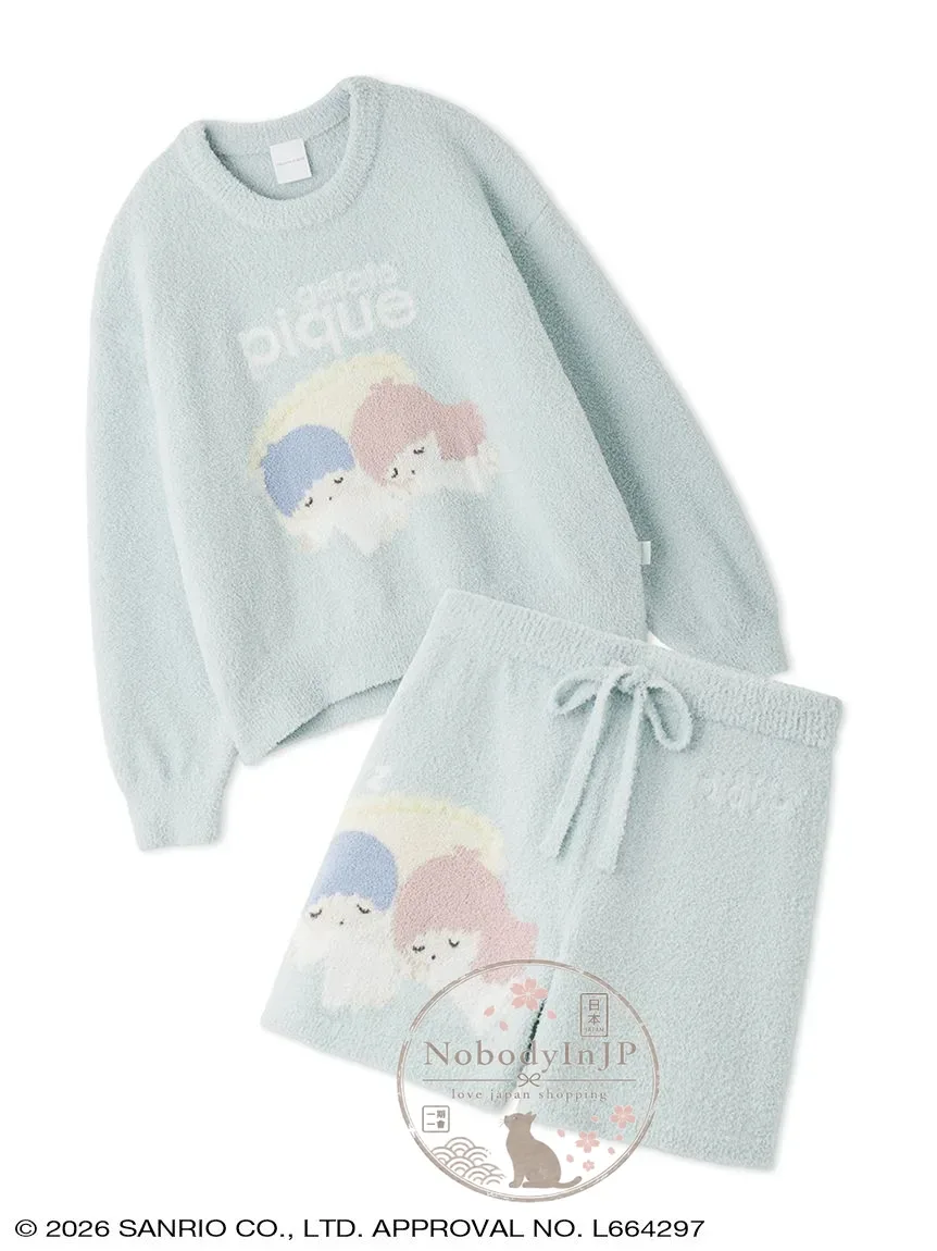 Sanrio houses x gelato pique聯名棉花糖長袖居家套裝