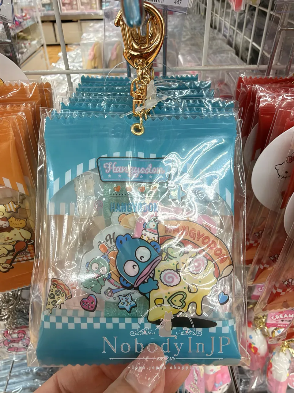 Sanrio 5入貼+PVVC透明掛袋組 特價