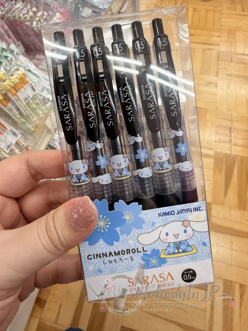Sanrio x SARASA聯名6入0.5mm黑芯原子筆組 特價