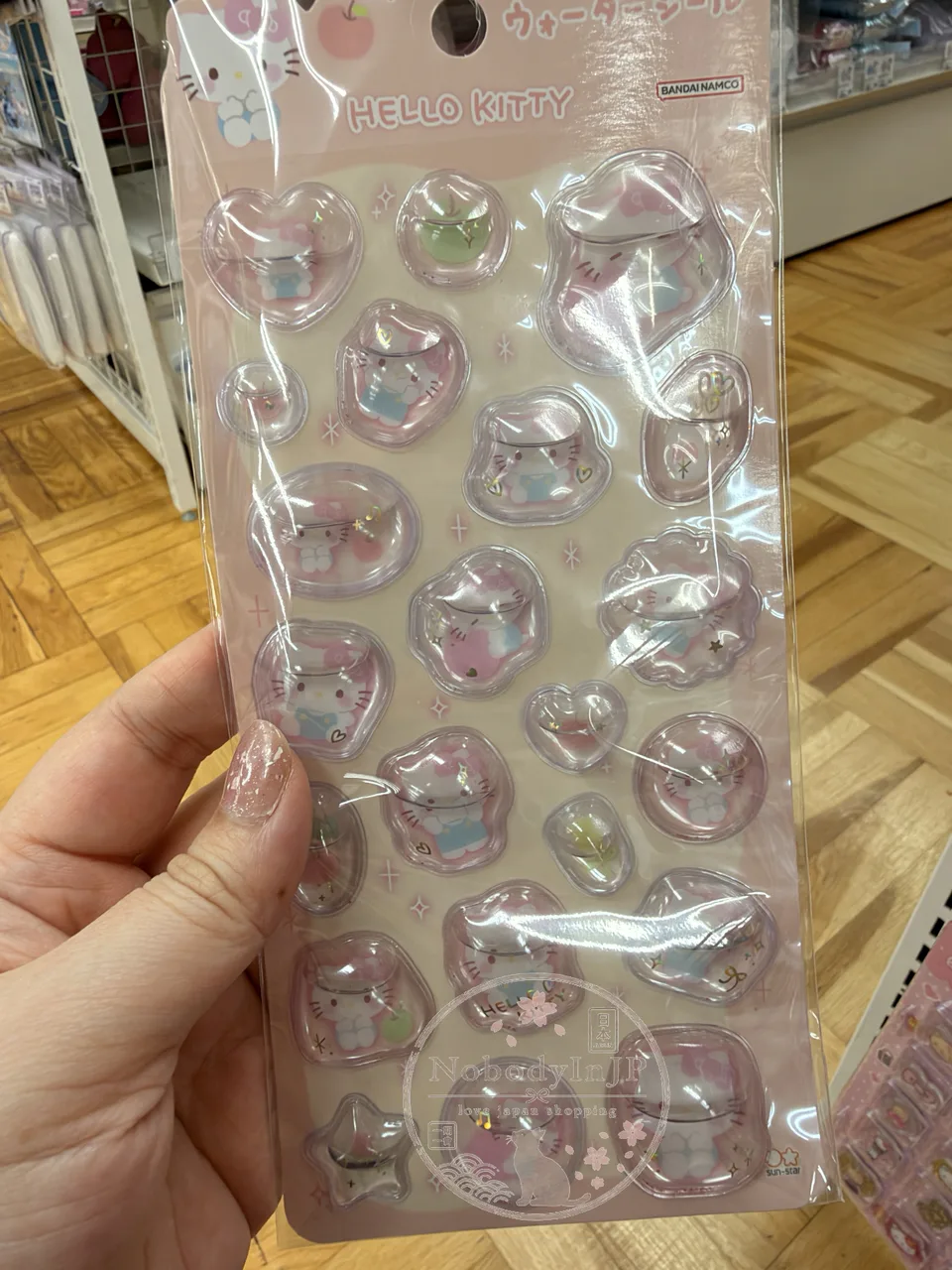 Sanrio水入半立體mini貼紙 特價