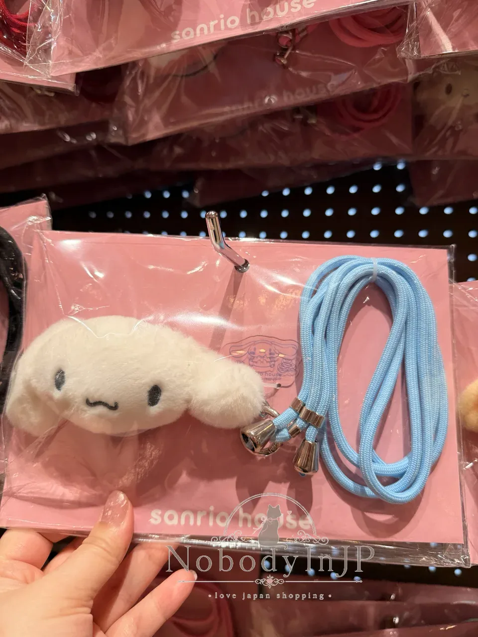 Sanrio house 手機夾片+立體支架+背繩組