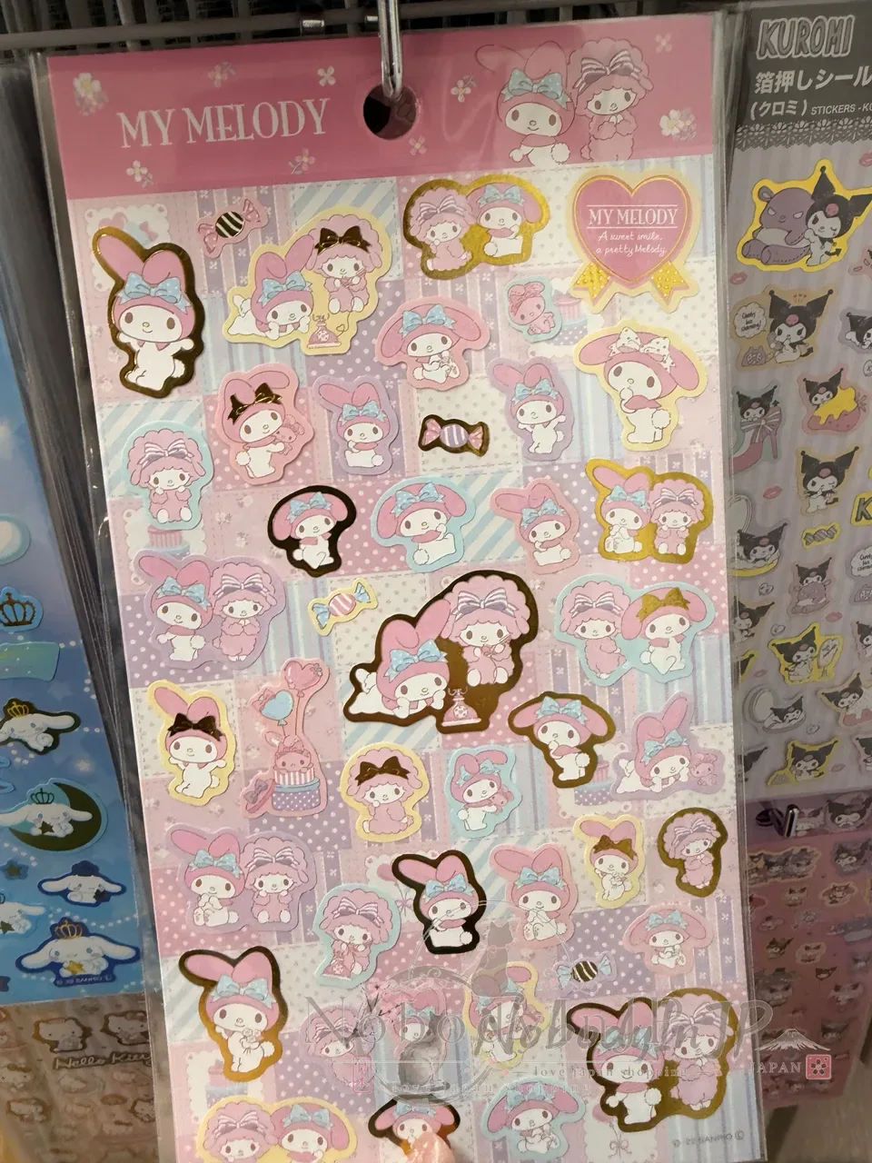 DAISO燙金多款小貼紙