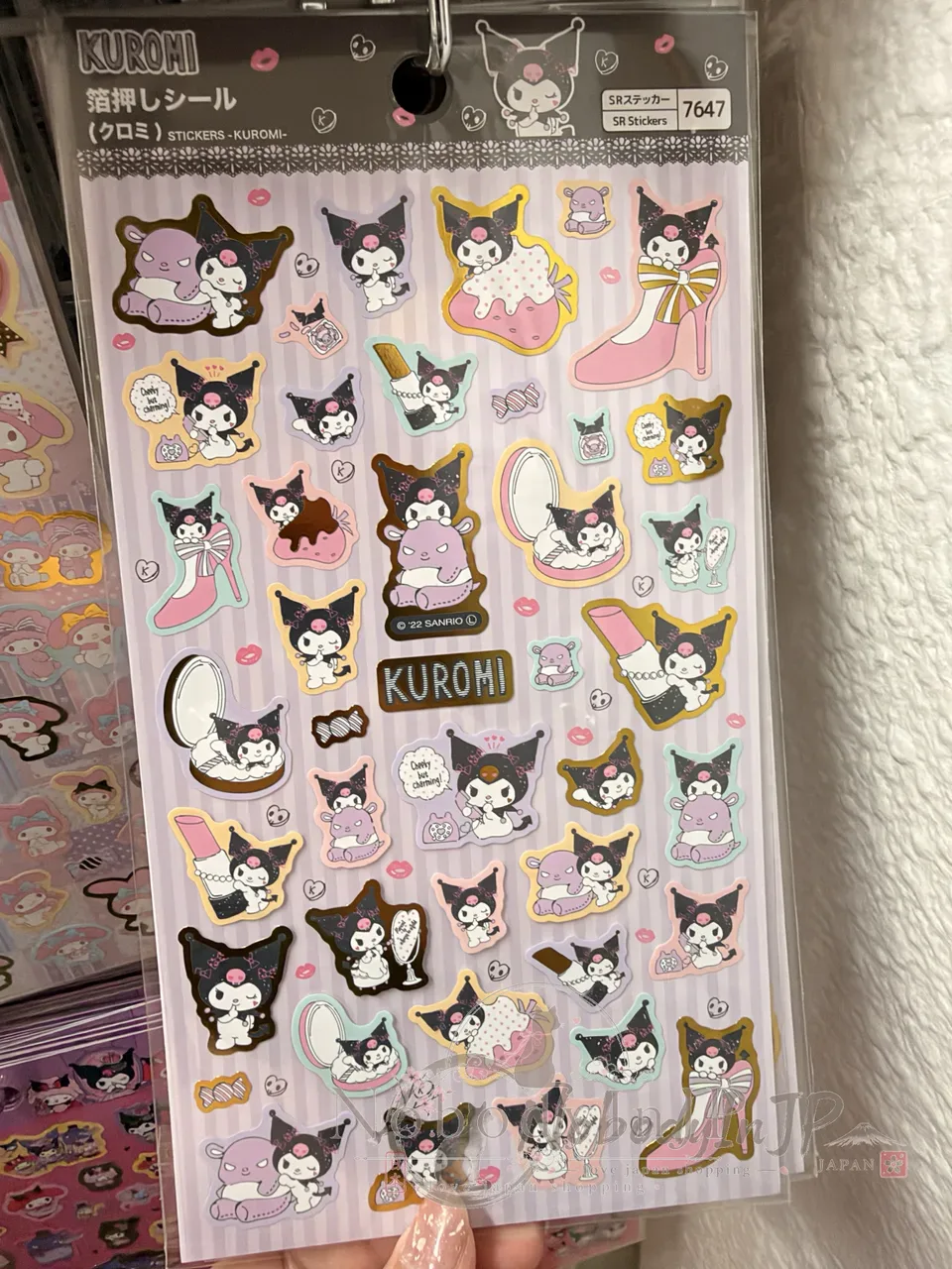 DAISO燙金多款小貼紙