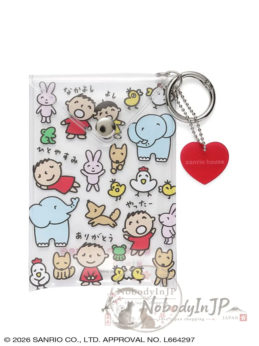 Sanrio houses PVC透明滿版登山扣掛包
