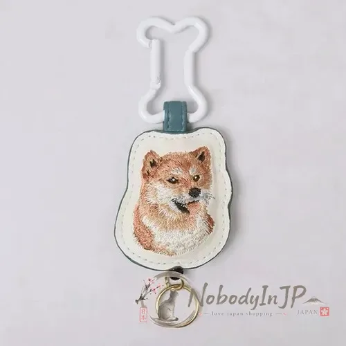 FLOWERING犬系刺繡伸縮繩吊飾 特價