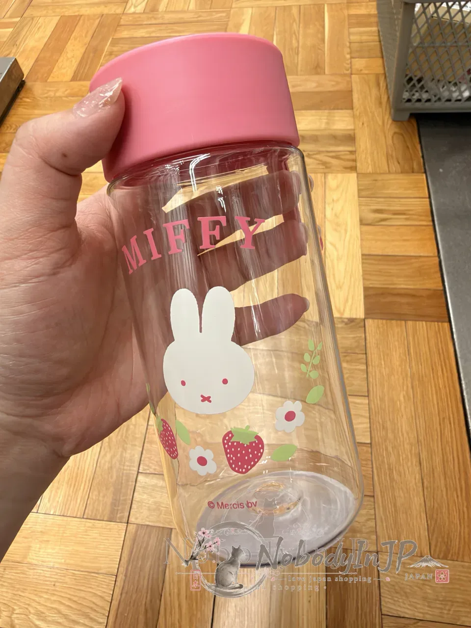 Miffy米菲兔提把樹脂水瓶 特價