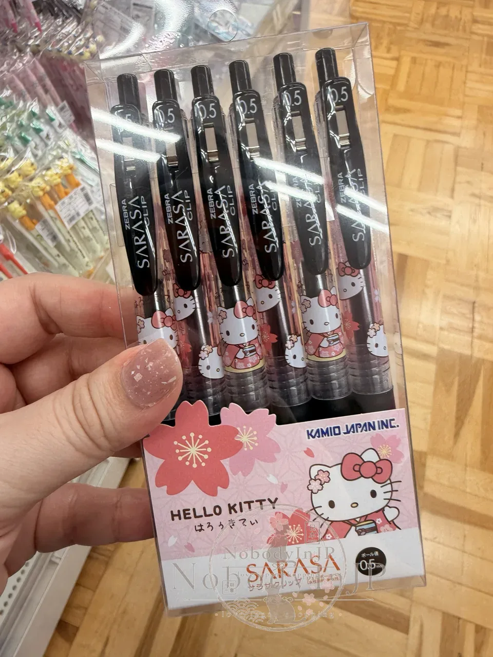 Sanrio x SARASA聯名6入0.5mm黑芯原子筆組 特價