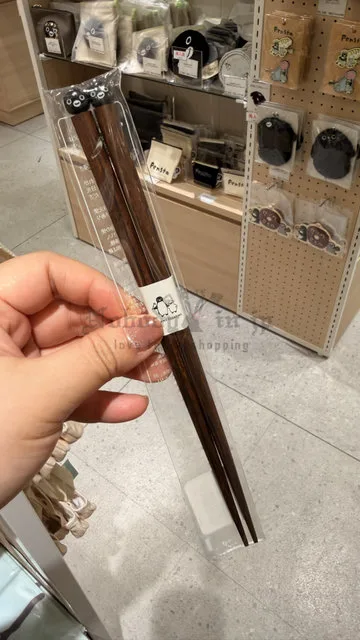 Suica企鵝日本製天然木筷