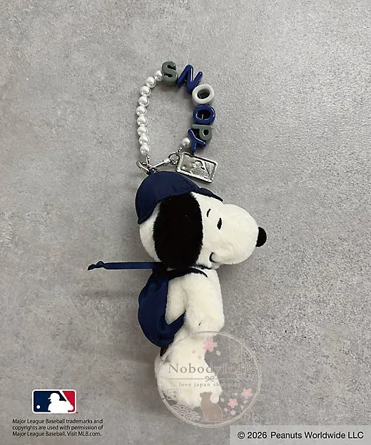 銀座三越SNOOPY期間限定展 x MLB聯名絨毛吊飾