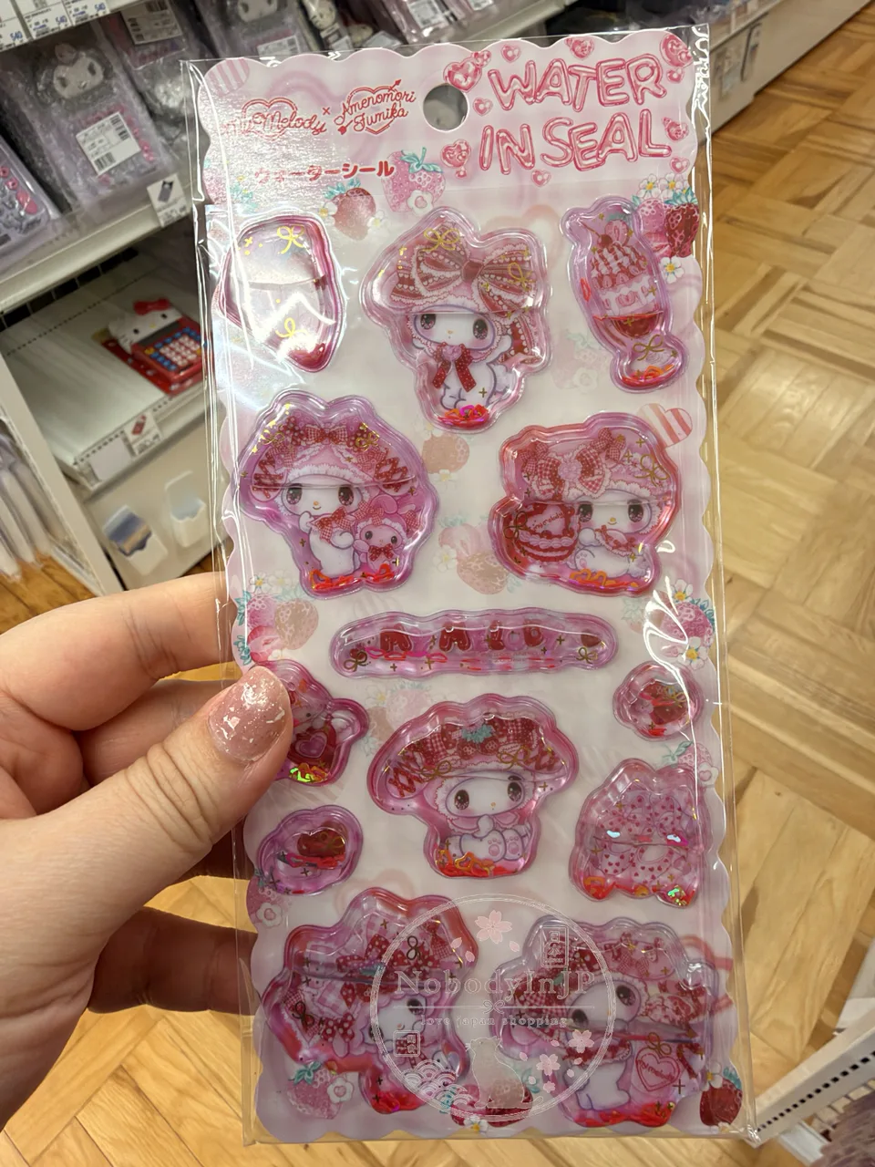 Sanrio水入半立體閃耀精靈貼紙 特價