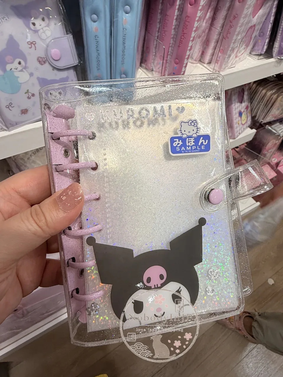 Sanrio 15枚貼紙口袋型活頁夾收納簿