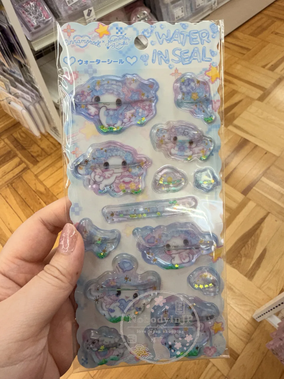 Sanrio水入半立體閃耀精靈貼紙 特價