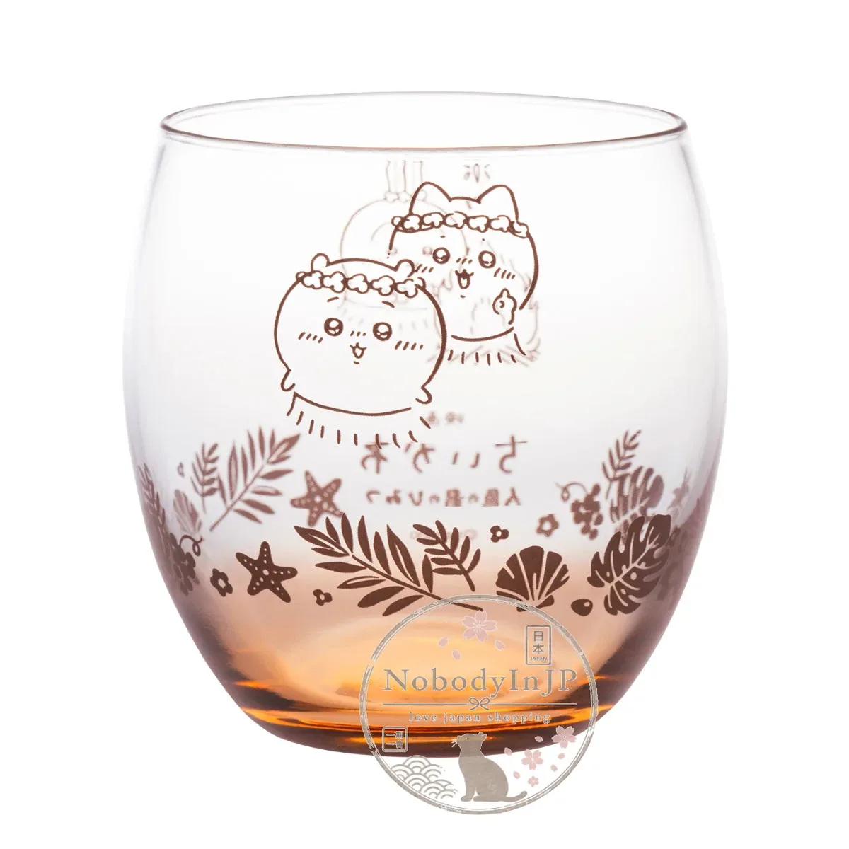 吉伊卡哇人魚島的秘密系列日本製305ml玻璃杯
