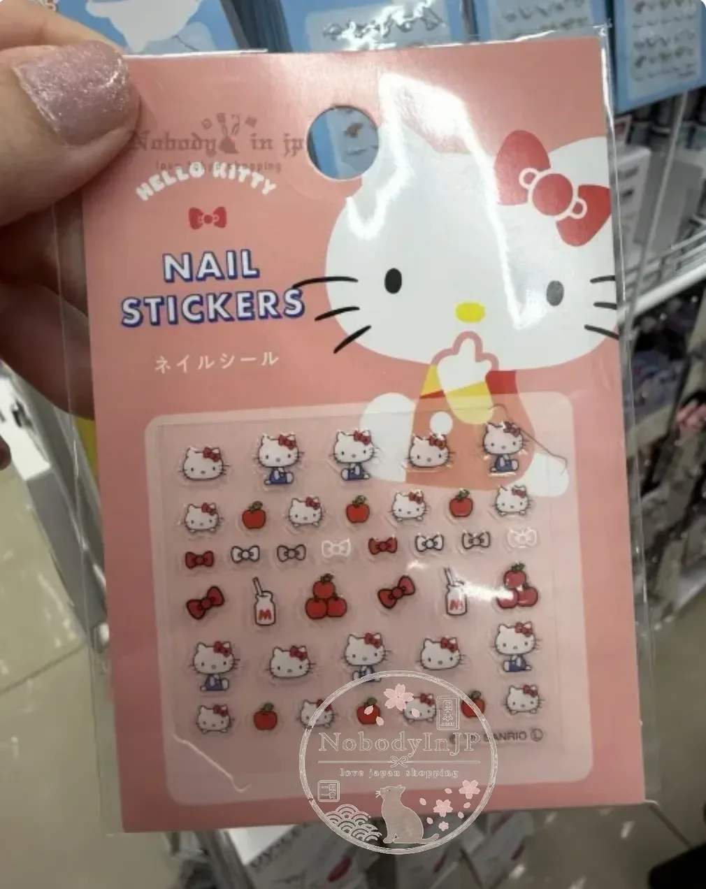 DAISO x Sanrio聯名指甲貼