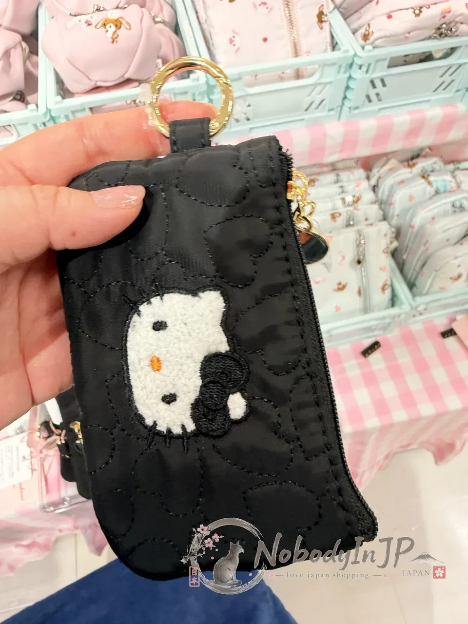 Sanrio伊勢丹期間限定展MilleBonheur愛心絎縫迷你登山掛包