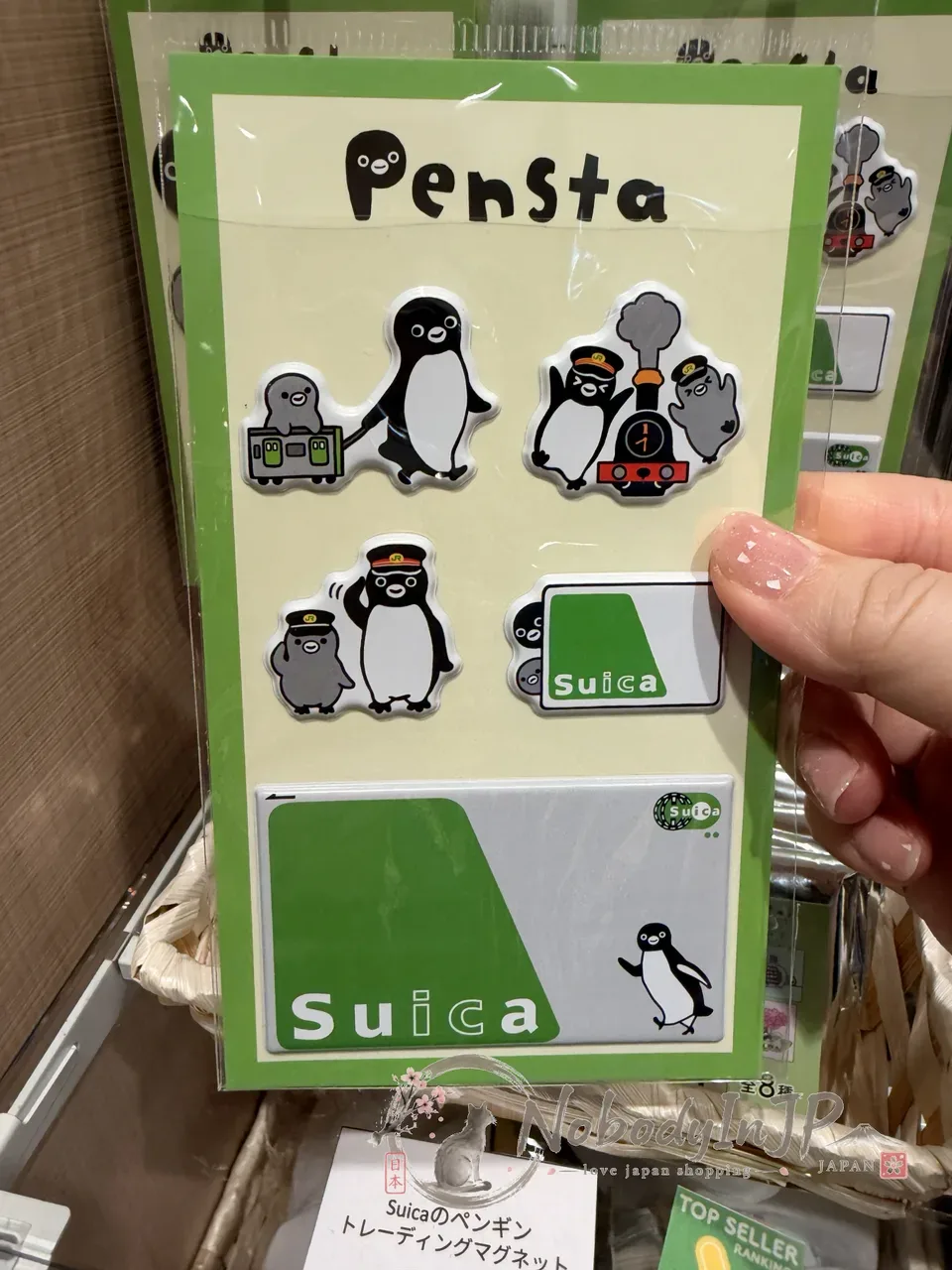Suica企鵝半立體多款貼紙