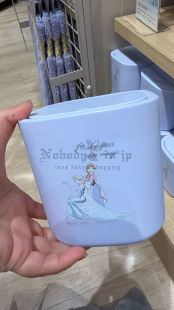 THREEPPY x disney彈蓋桌上型垃圾桶 