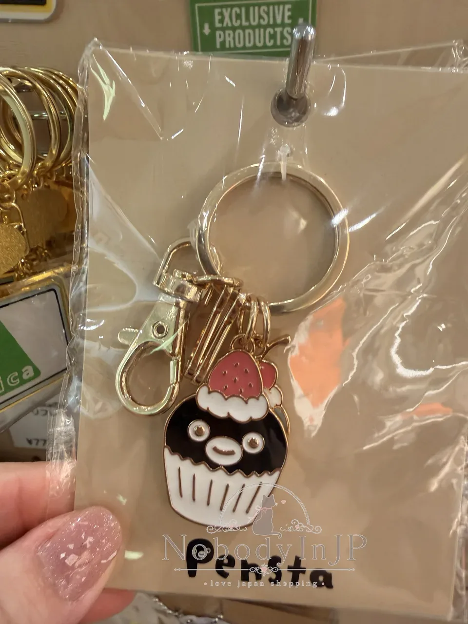 Suica企鵝二連合金鑰匙圈