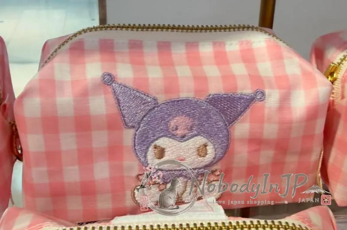 Sanrio伊勢丹期間限定展刺繡防潑水拉錬小物包