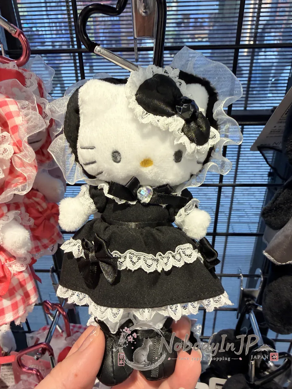 Sanrio長腿Kitty絨毛吊飾