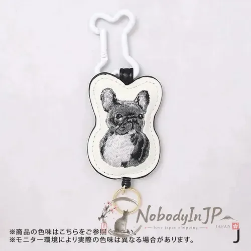 FLOWERING犬系刺繡伸縮繩吊飾 特價