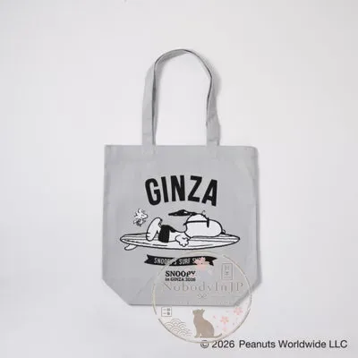 銀座三越SNOOPY期間限定展沖浪系列印花肩背包