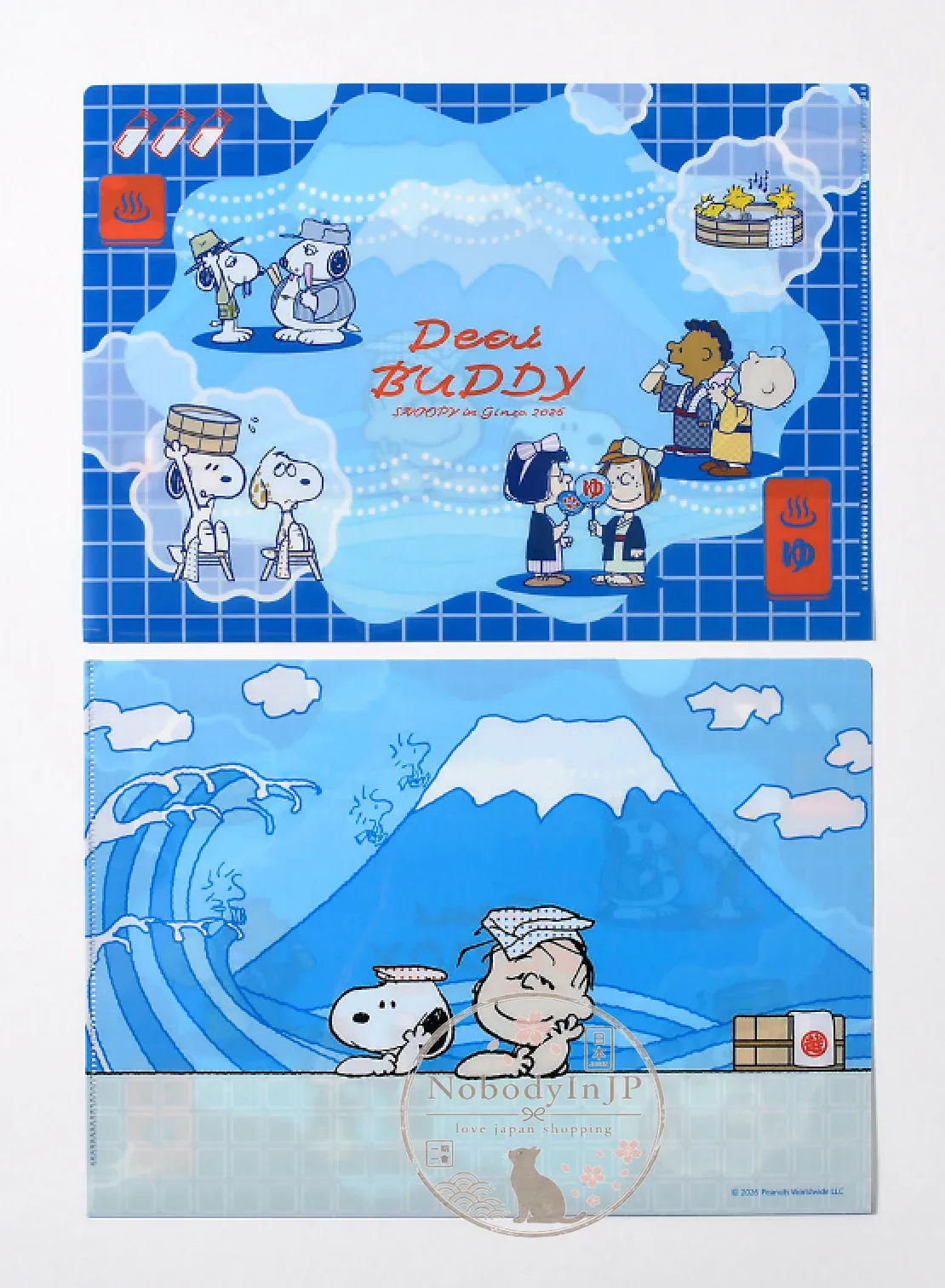 銀座三越SNOOPY期間限定展A4資料夾
