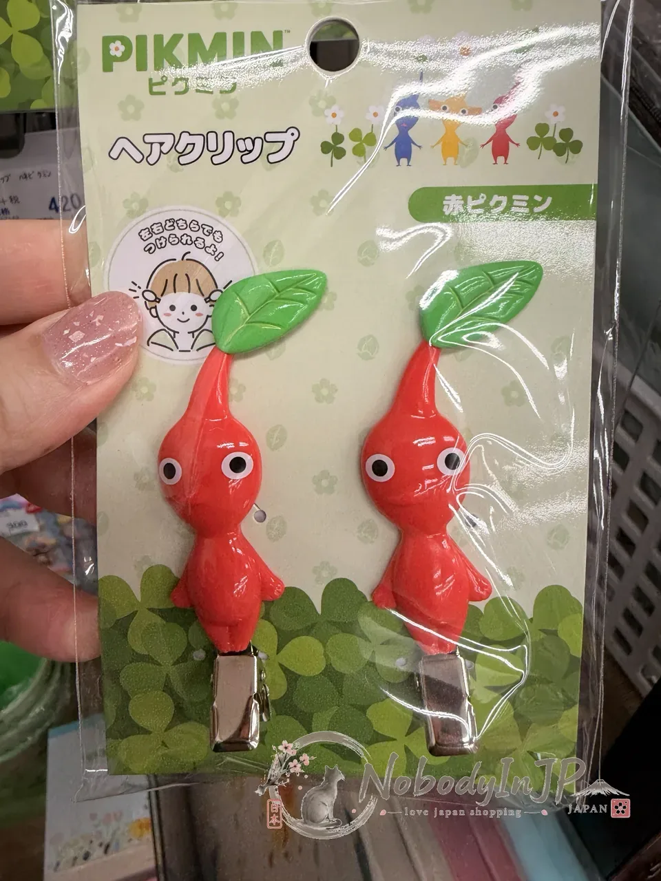 任天堂皮克敏PIKMIN 2入髮夾 特價
