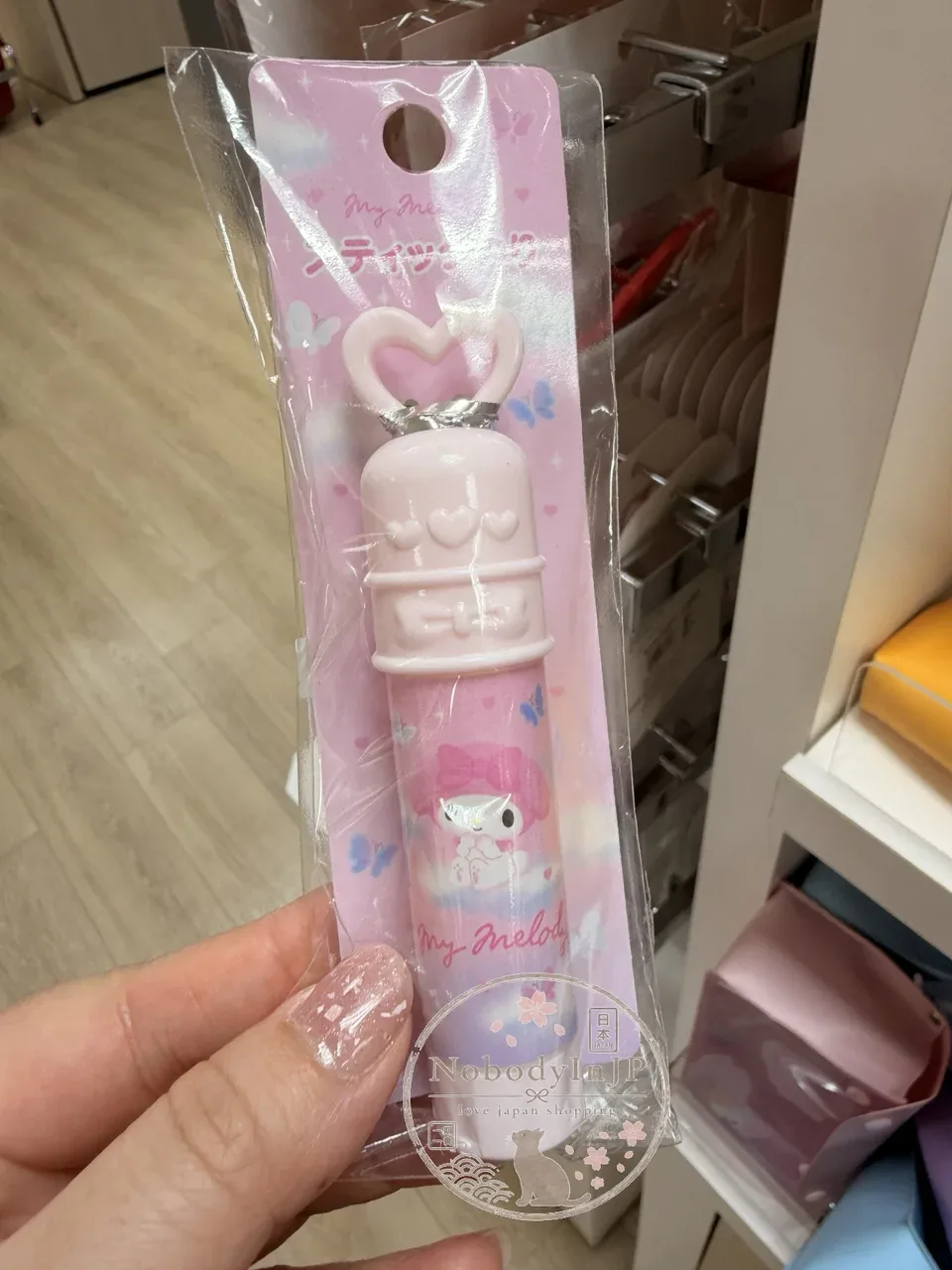 Sanrio 愛心蓋固體口紅膠