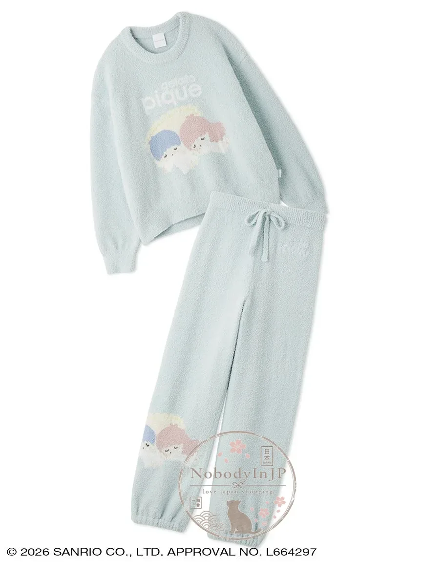 Sanrio houses x gelato pique聯名棉花糖長袖居家套裝