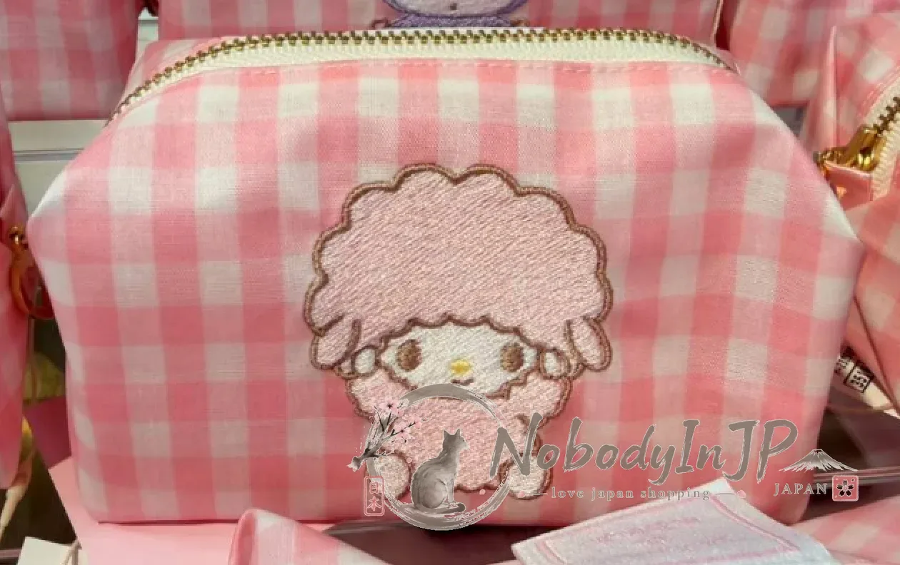 Sanrio伊勢丹期間限定展刺繡防潑水拉錬小物包