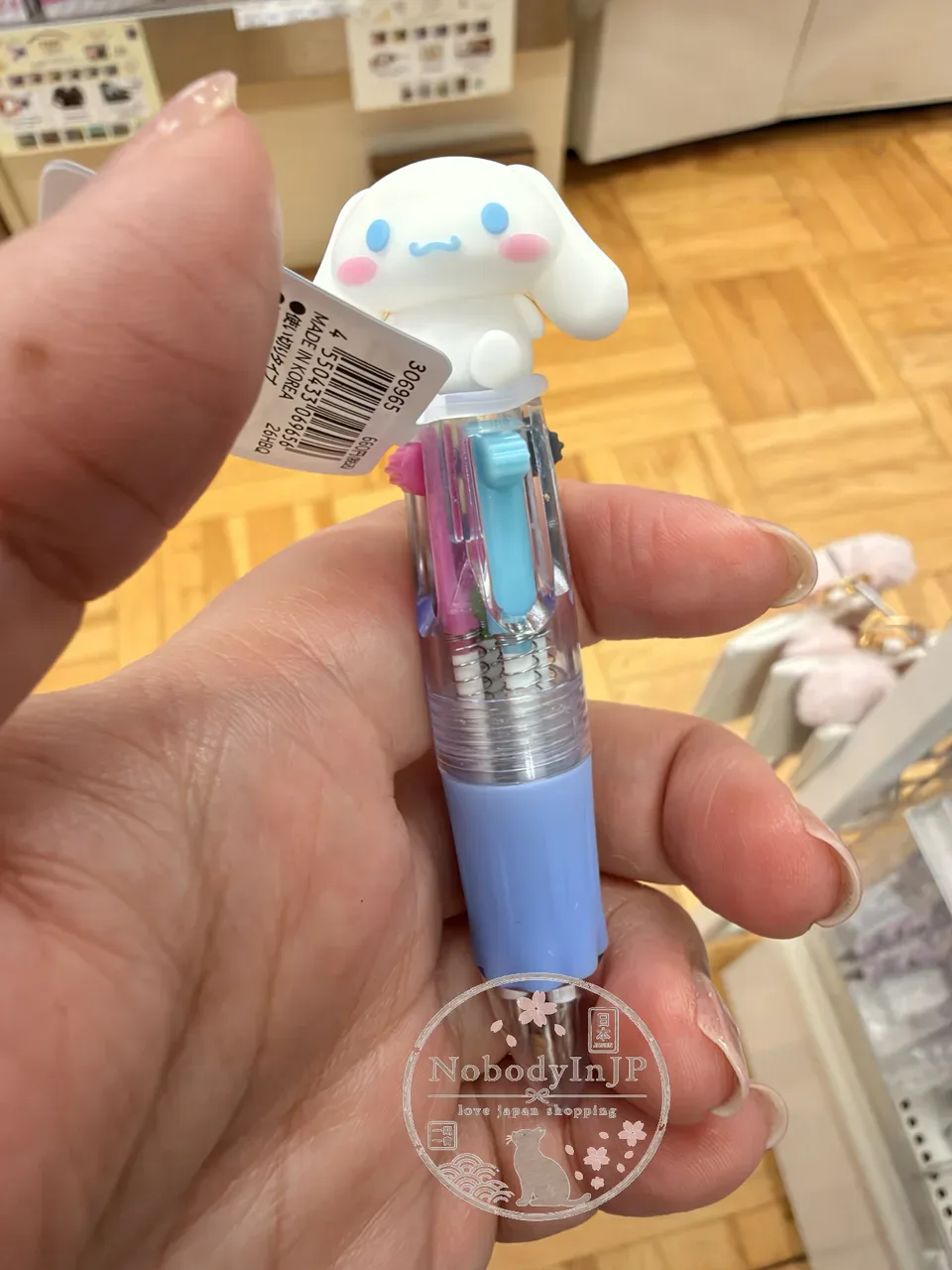 Sanrio 迷你型姿公仔四色原子筆 特價