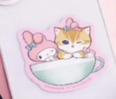 mofusand 貓福珊迪 x Sanrio 聯名造型貼紙(VIP下標限定請勿自行下單)