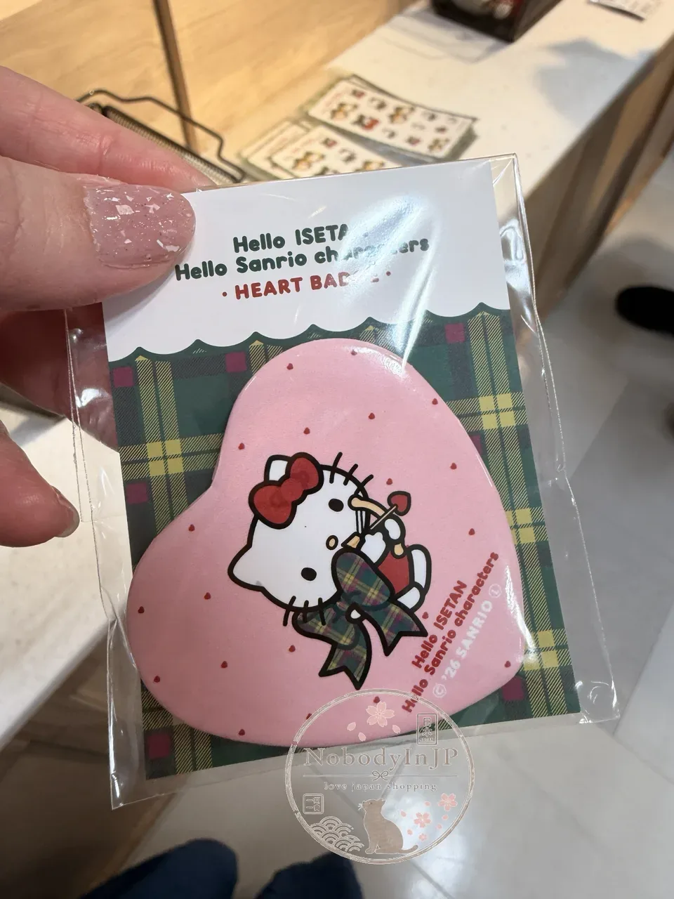 Sanrio伊勢丹期間限定展愛心徽章
