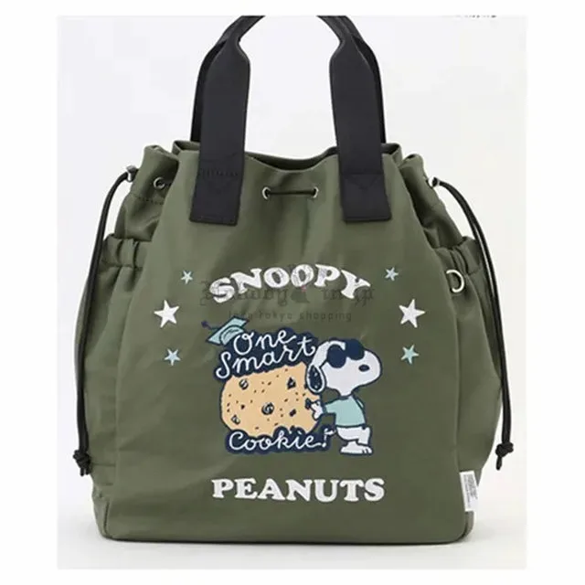 Snoopy x Y'SACCS聯名附絨毛掛包束口2way斜背包