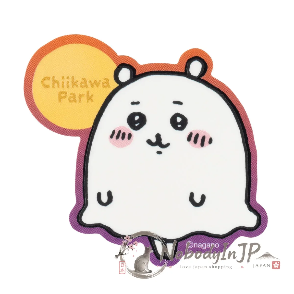 吉伊卡哇Park萬聖節限定幽靈手機夜光貼紙