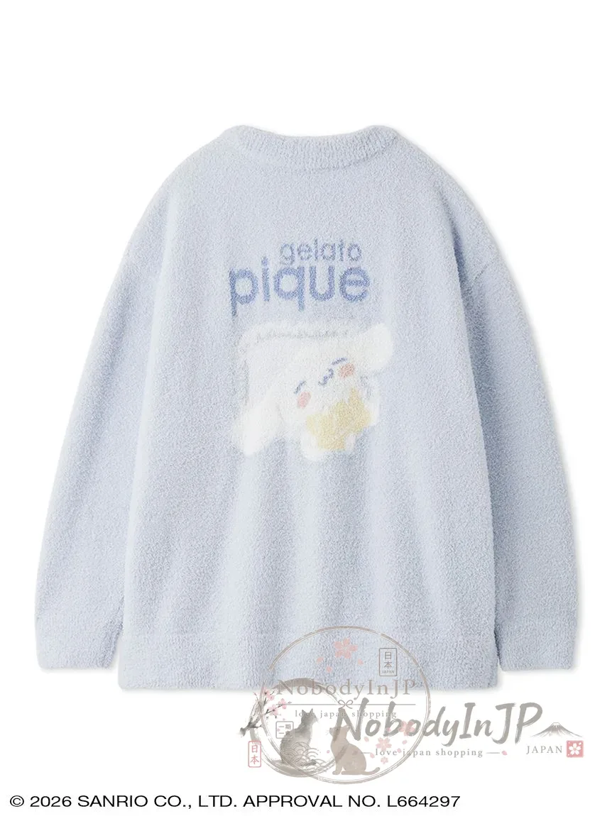 Sanrio houses x gelato pique 聯名棉花糖長袖排扣外套