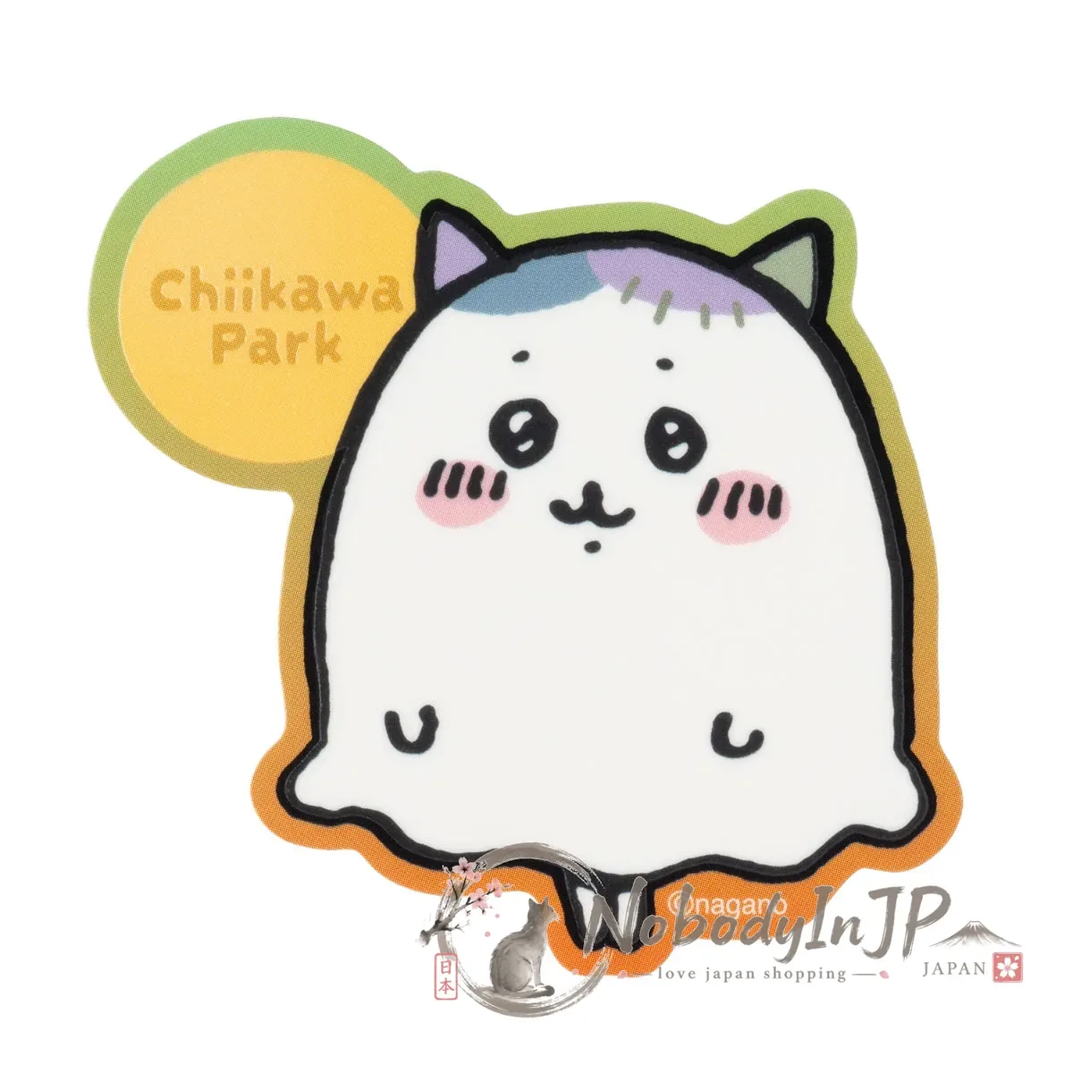 吉伊卡哇Park萬聖節限定幽靈手機夜光貼紙