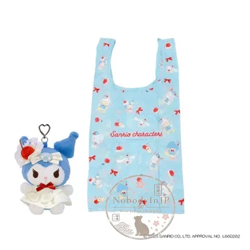 Sanrio 草莓甜心系列絨毛掛包+折疊購物袋組 特價
