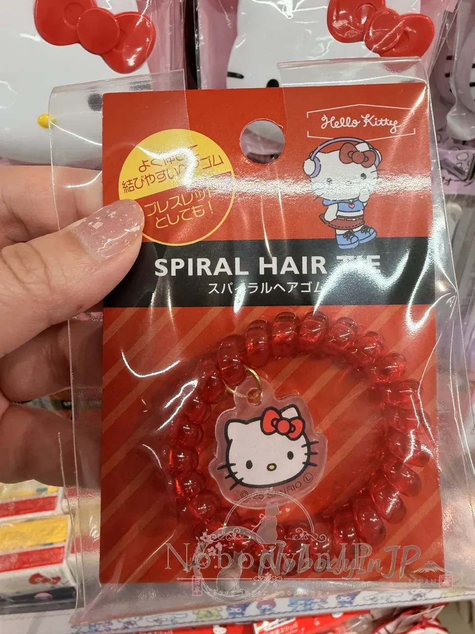 DAISO x Sanrio聯名卷繩墜飾髮圈