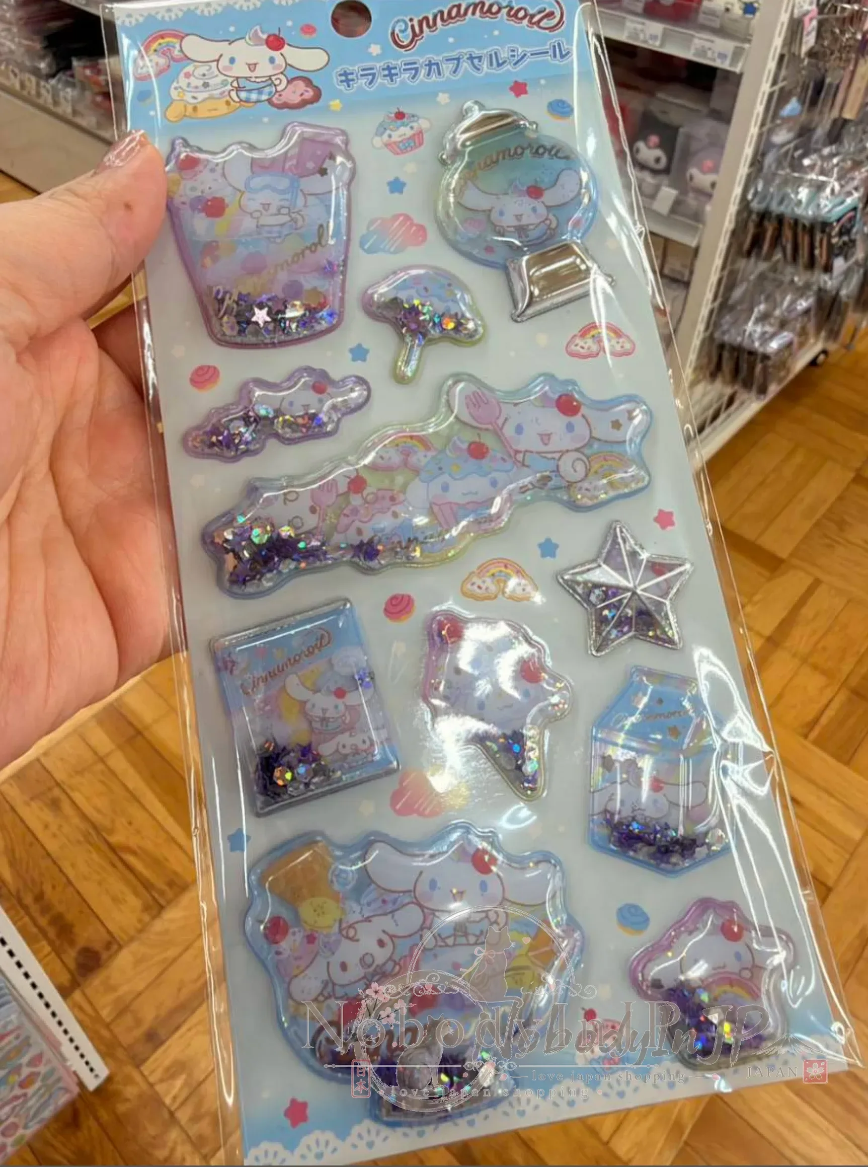 Sanrio亮片水晶半立體貼紙 特價