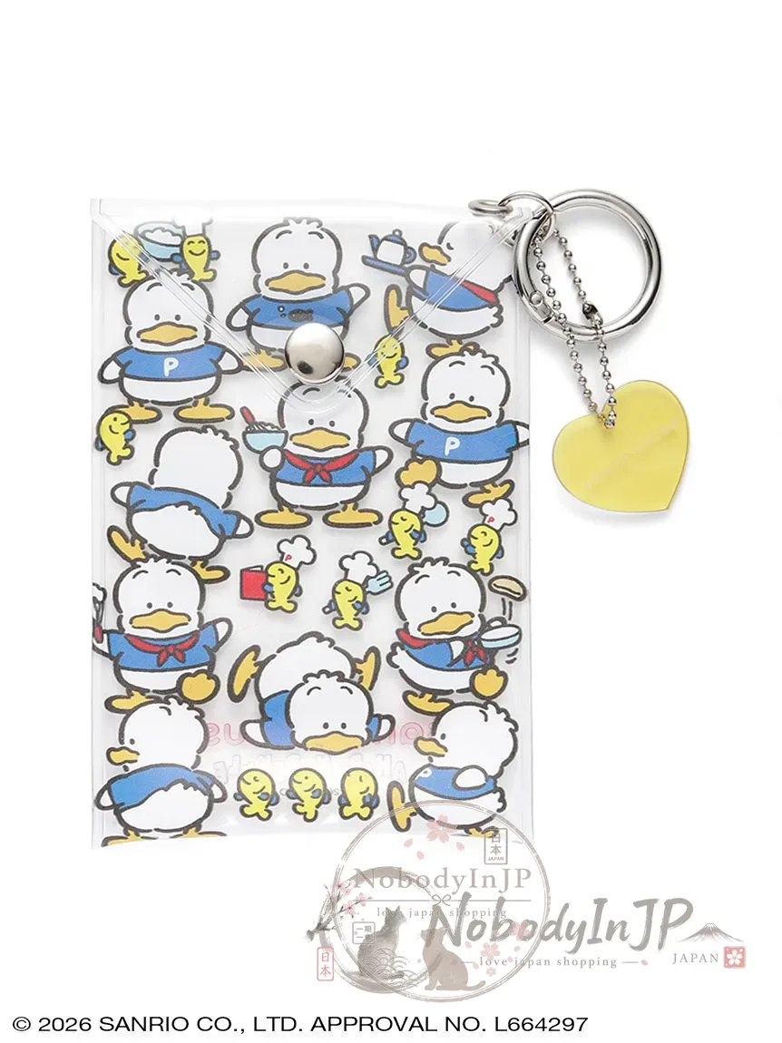 Sanrio houses PVC透明滿版登山扣掛包